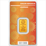5 GRAM GOLD BAR ARGOR-HERAEUS .9999 YEAR OF THE OX