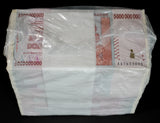 2008 Zimbabwe $5 Billion Dollar Brick 1000 Pcs New Great Brick Rare Notes